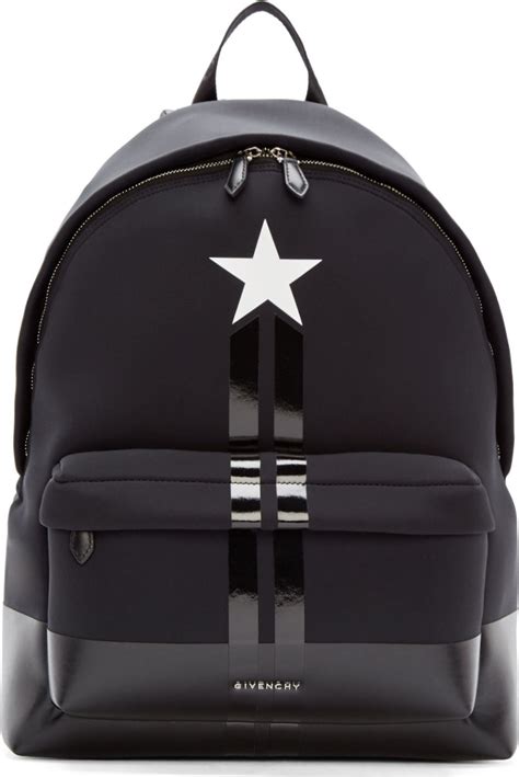 givenchy black star backpack|Men's Designer Backpacks .